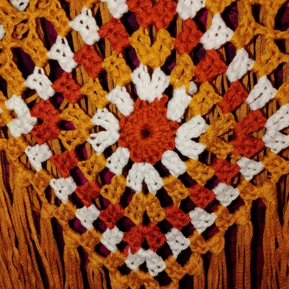 Boho Crochet crop top. - Picture 2 of 5